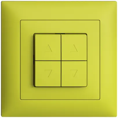 Kit frontale INC EDIZIOdue FMI lemon per pulsante & interr.tapparel. 