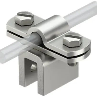 Borne de feuillure Bettermann 8/10mm V2A VDE 0185-305 (IEC 62305) 