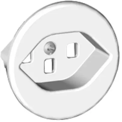 Pezzo frontale basico tipo 23 bianco 