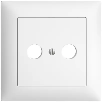 Kit frontale INC EDIZIOdue bianco 88×88mm 