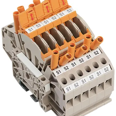 Bloc de bornes de test sectionnables WM LST CT 3PHASE WTTB 6mm² vis TS32/35 