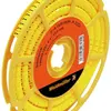 Marqueur de conducteur Weidmüller CLI C CD p.Ø4…10mm 4×7mm impression: T, jaune 