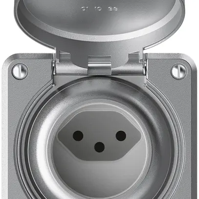 Presa INC robusto 1×tipo 13 IP55 alluminio 