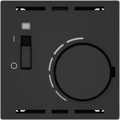 Termostato ambiente EDIZIO.liv SNAPFIX® con interruttore 230VAC 50Hz ne 