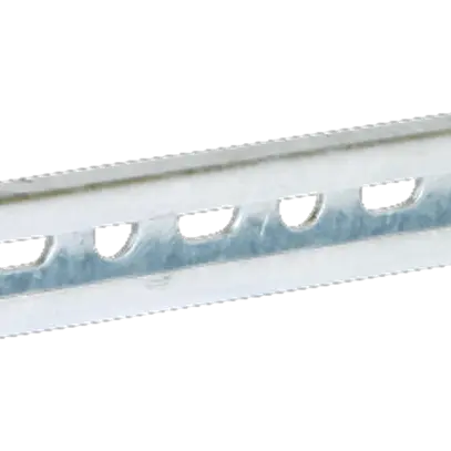 Rail en C Caddy type E5, L=0.8m 20×36mm, zingué à chaud 