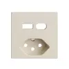 Kit de montage Feller EDIZIOdue pour prise USB type A+C + type 13 crema 