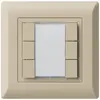 Pulsante universale INC 6×kallysto.line senza LED beige 