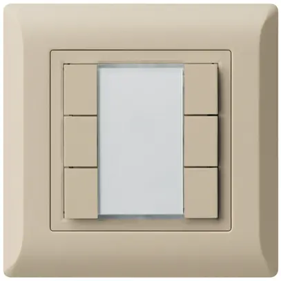 Pulsante universale INC 6×kallysto.line senza LED beige 
