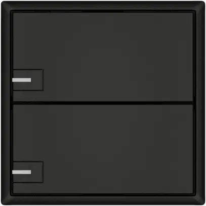 Pulsante KNX RGB EDIZIO.liv SNAPFIX® sensore temp.RGB-LED 2× com.1T ne 