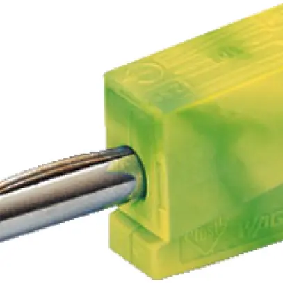 Bananenstecker 4mm WAGO grün/gelb 