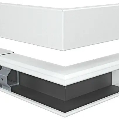 Angle extérieur tehalit FWK-Plus 60×60mm blanc trafic 