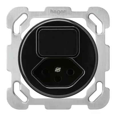 Insert pour combinaison ENC I basico C+type 13 noir avec plaque de fixation 