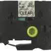 Cassette ruban compatible avec OZE-121, 9mm×8m, transparent-noir 