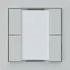 Poussoir ENC kallysto A KNX 4× s/e-link gris clair 