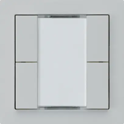 Tasto INC kallysto A KNX 4× s/e-link grigio chiaro 