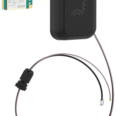 Modem EVlink Pro AC micro SIM (3FF) emplacement carte 120×72×160mm 