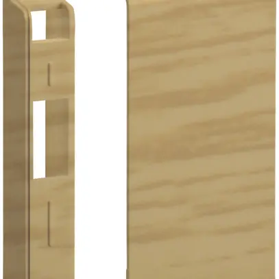 Pezzo finale Hager per SL20080 decorazione rosso 