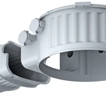 Boîtier INC AGRO HaloX 180 avec tunnel 190mm pour béton sur place 