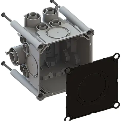 Scatola AGRO INC 115×115×105mm con coperchio per tubo THFG 