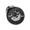 Interrupteur rotatif ENC FH 0/4P noir pour serrure de sûr. sans cyl. 