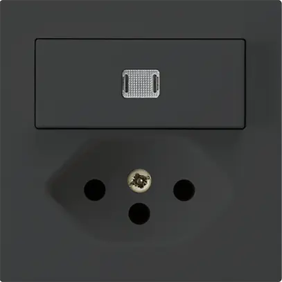 Combinazione luminosa INC 3/1P+T13 nero kallysto 