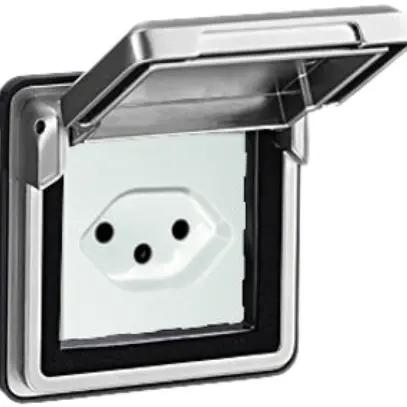 Presa INC Soliroc FR cro. con coperchio 