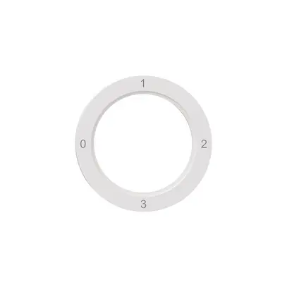 Disco indicatore NEVO, per inter.rotativo e a chiave, marcatura 0-1-2-3, bianco 
