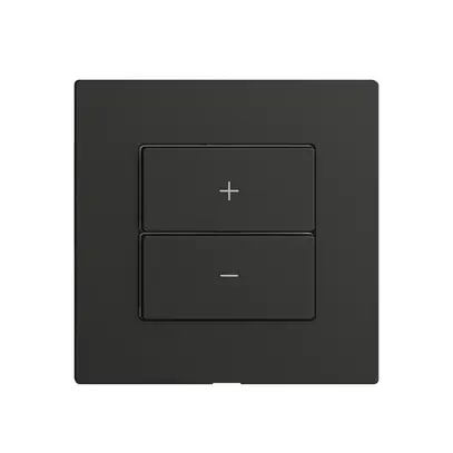 Kit recouvrement pour variateur 1c/2t Edue Wiser noir 