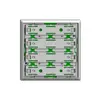Unità funzionale KNX RGB 1…8× EDIZIOdue silver s.LED, con sensore di temperatura 