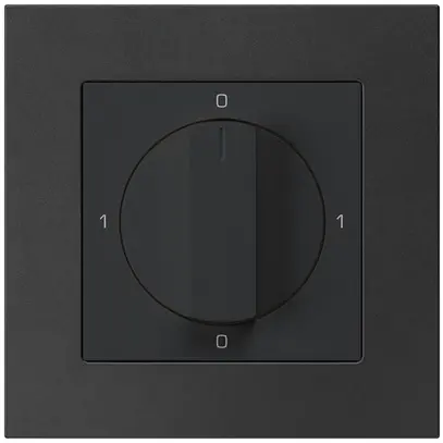 UP-Drehschalter kallysto.pro 0/3L schwarz mit Drehgriff 