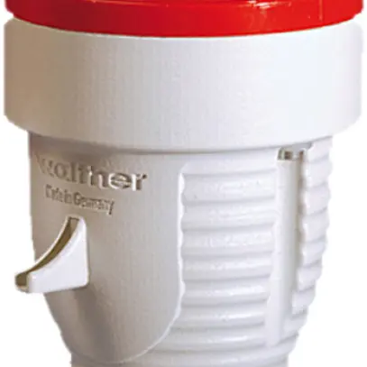 Fiche mobile CEEtyp 5L 63A 6h IP44 avec presse-étoupe 