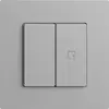 Stazione secondaria 1K/2T per interruttore scena Edue Wiser silver 