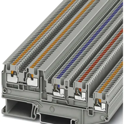 Funktionsklemme 0.14…1.5mm² 4L Push-In grau 