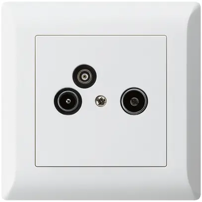 Presa antenna INC R/TV/dati kallysto.line 2GHz 11db bianco 