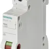 Interruttore AMD Siemens SENTRON 5TL1, 10A/250V 1L 1Ch, leva rosso, 1UM 