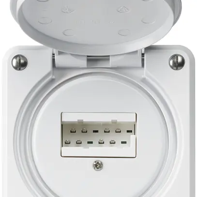 Scatola di raccordo INC robusto IP55 bianco 2×TT83 