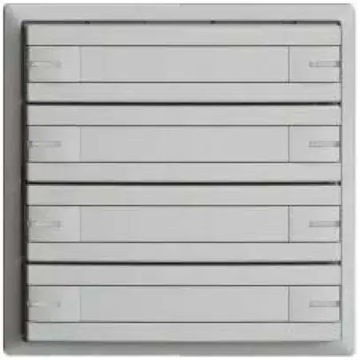 Poussoir KNX RGB EDUE, 250mW, a.LED RGB, a.papier, 8×poussoir, 1×touche, grc 