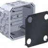 Scatola di derivazione AGRO 115×115×76mm senza coperchio 