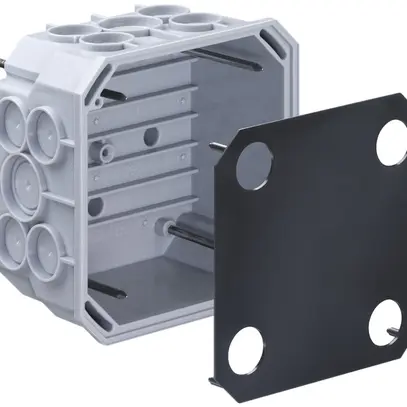 Scatola di derivazione AGRO 115×115×76mm senza coperchio 