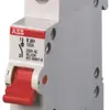 REG-Ausschalter ABB E201, 45A 1L 1S, Kipphebel rot, 1TE, "0-I" 