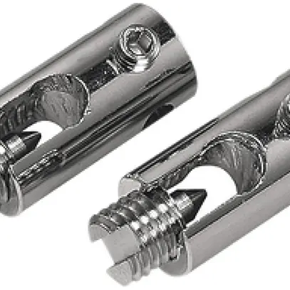 Alimentazione SLV per sistema di cavo bassa tensione, max. 25A cromo 