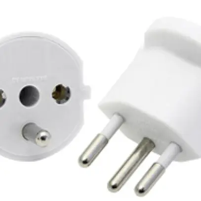 Spina d'adattazione DOTLUX SEV 1011 tipo 12 SCHUKO tipo F 230V bianco 