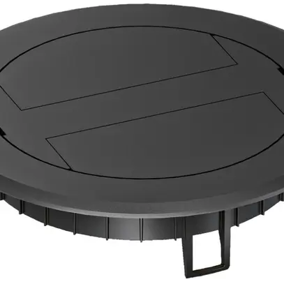 Klappdeckel Hager für BSR02 Kunststoff, schwarz 