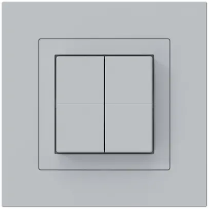 Poussoir sans fil Friends of Hue KPR, 4×, 94×94mm, gris clair 