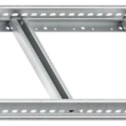 Échelle de câbles Niedax, 60×600×3000mm, t=1.5mm, perforée, acier galva.en cont. 