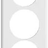 Plaque de recouvrement STANDARDdue 3×1 1×Ø50, 2×Ø58, blanc 