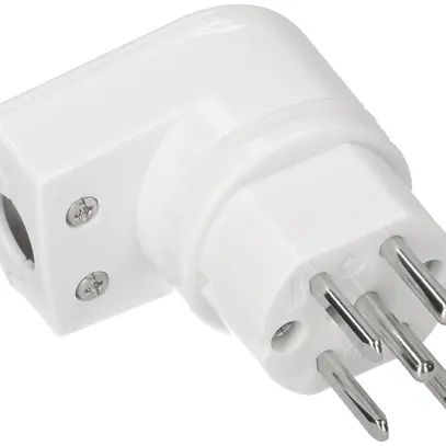 Stecker MH TH T15 3L+N+PE 10A 400/250V vertikal für Kabel Ø8…12.5mm ws 