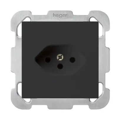 Presa INC kallysto T13 nero con piastra di fissaggio 