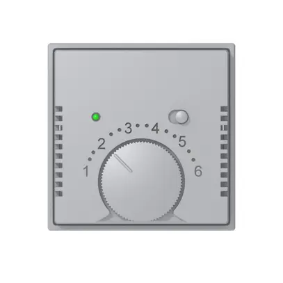 Kit frontale SIDUS per termostato ambiente alu 