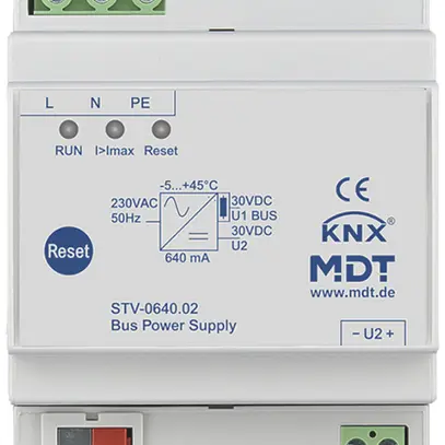 Alimentazione KNX AMD MDT STV-0640.02 29V 640mA1 linea 1 bobina di blocco 4UM 